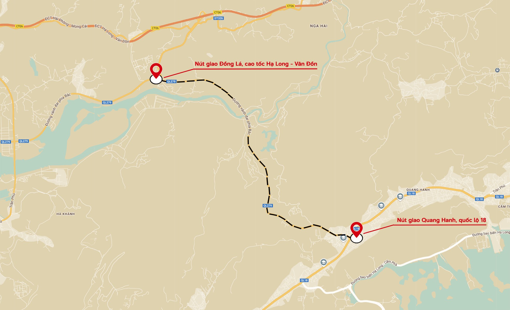 El proyecto de expansión de carreteras de un billón de dólares en Quang Ninh está en construcción lenta, foto 18