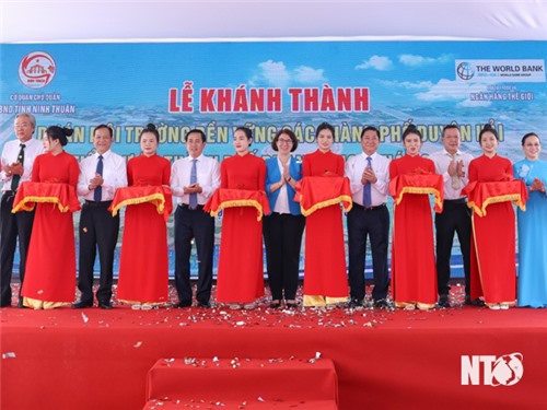 NTO - Khánh thành Dự án Môi trường bền vững các thành phố Duyên hải - Tiểu dự án Tp. Phan Rang