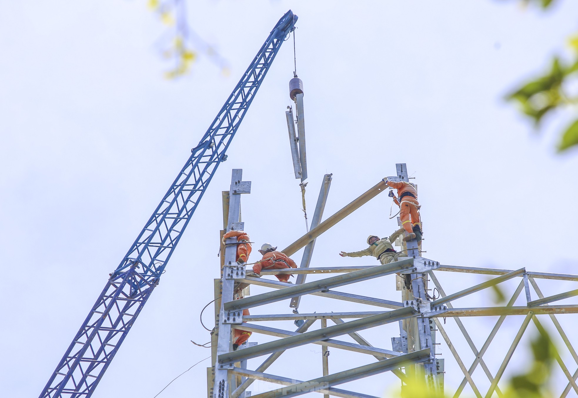 Panorama der 500-kV-Leitung 3 durch Ha Tinh vor der Ziellinie, Foto 5