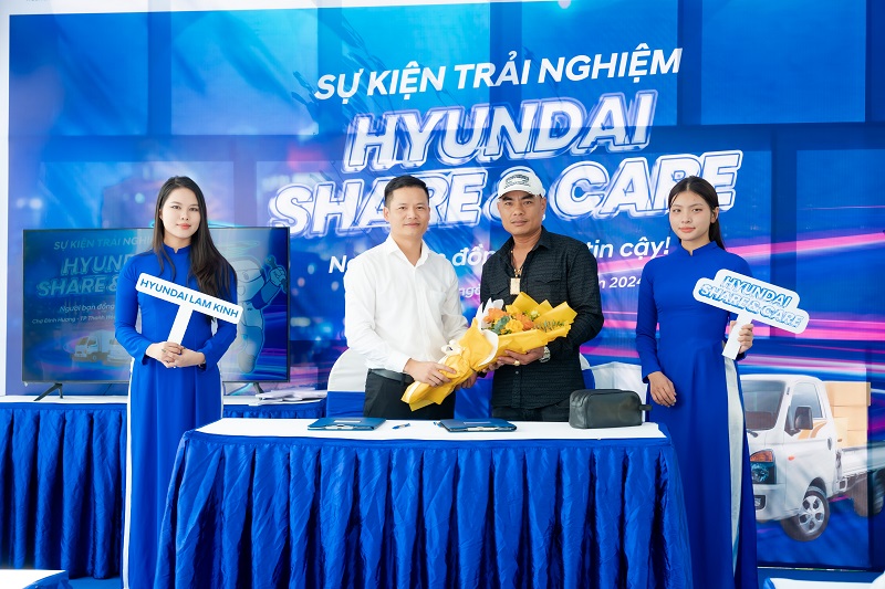 Hyundai Lam Kinh hat die Veranstaltung „Hyundai Share & Care“ erfolgreich in der Stadt organisiert. Thanh Hoa