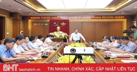 Thường trực Tỉnh ủy duyệt nội dung Đại hội Hội Nông dân tỉnh Hà Tĩnh