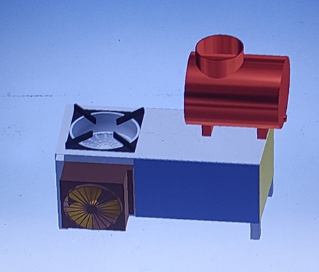 Concept image of “Recycled cooking stove from waste oil”.