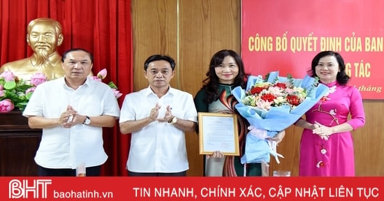 Mme Nguyen Thi Mai Thuy a été nommée au poste de chef adjointe du Comité permanent de la Commission de mobilisation de masse du Comité provincial du Parti.