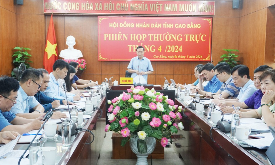 Phiên họp Thường trực HĐND tỉnh tháng 4