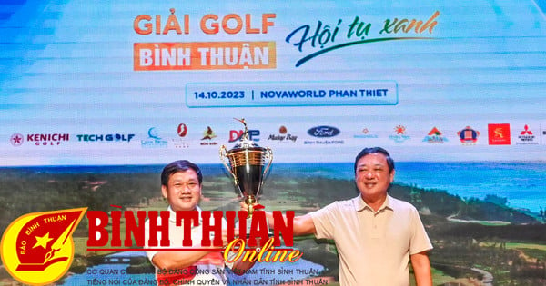 Trao giải Golf Bình Thuận