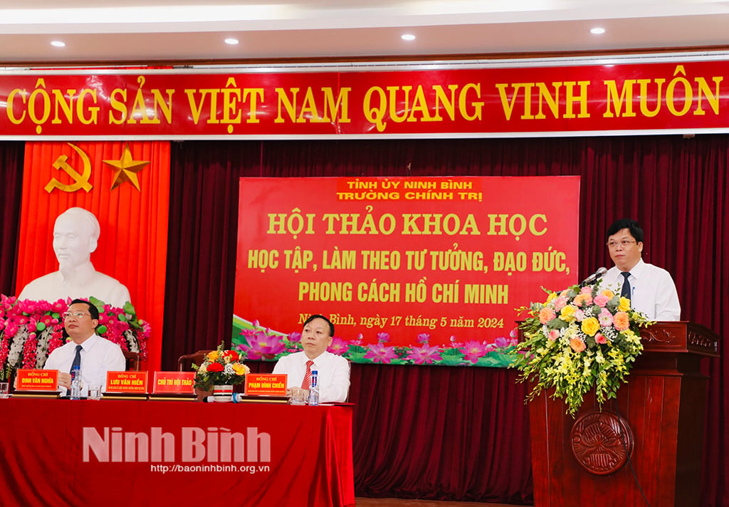 Scientific workshop: Learning and following Ho Chi Minh's ideology, morality and style