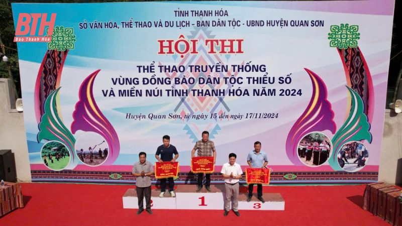 Hội thi Thể thao truyền thống vùng đồng bào dân tộc thiểu số và miền núi Thanh Hóa năm 2024