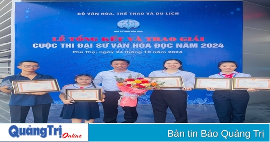 Thiếu nhi Quảng Trị đoạt 5 giải tại Cuộc thi Đại sứ Văn hóa đọc toàn quốc năm 2024