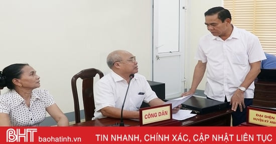 Lãnh đạo tỉnh Hà Tĩnh tiếp công dân định kỳ vào ngày 15/9