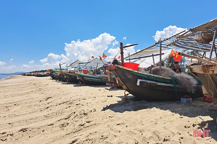 Nghi Xuan วางแผนเชิงรุกเพื่อปกป้องเรือประมงเกือบ 1,000 ลำจากพายุ