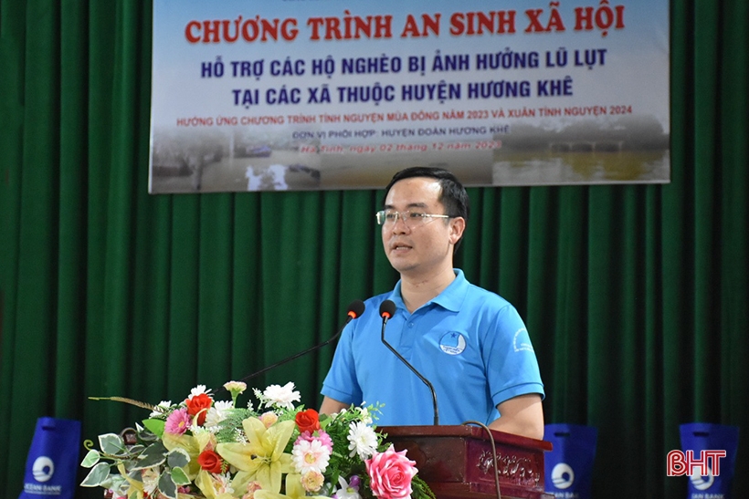 Tuổi trẻ Hà Tĩnh ra quân “Tình nguyện mùa Đông 2023 - Xuân tình nguyện 2024”