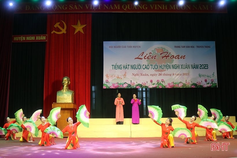 Festival spécial de chant pour les personnes âgées du district de Nghi Xuan