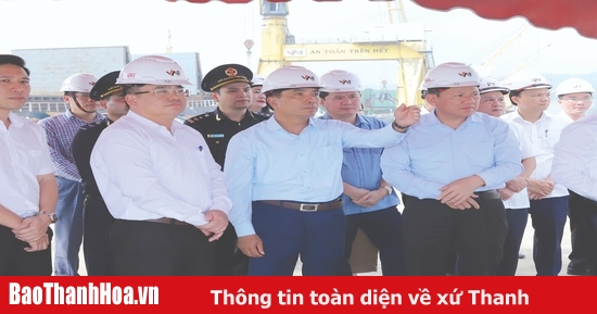 El secretario provincial del Partido, Nguyen Doan Anh, visitó y trabajó en la Zona Económica de Nghi Son