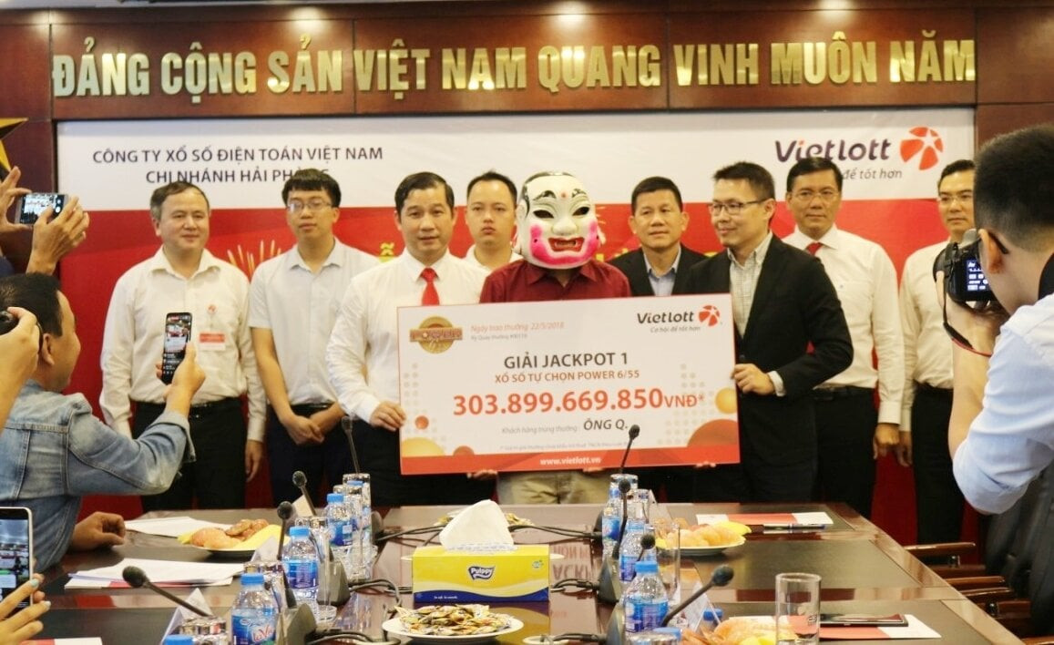 El premio mayor más grande de la historia lo ganó un hombre en Hanoi en mayo de 2018. (Foto: D.V.)