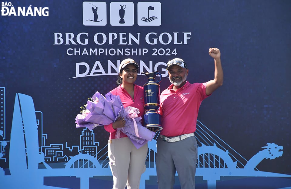 Los golfistas de la India creen que Da Nang tiene mucho potencial para desarrollar el turismo de golf. Foto: THU HA