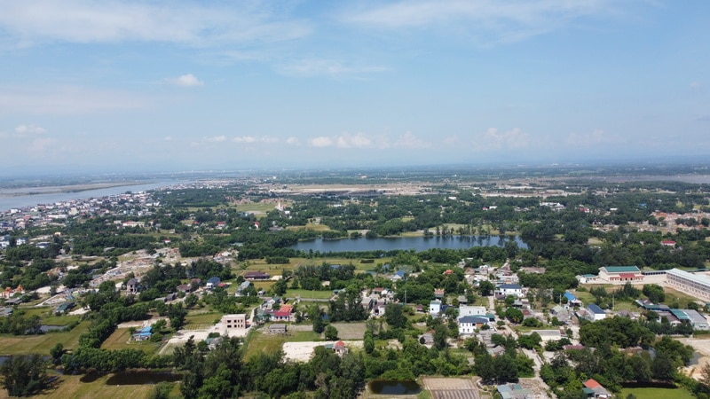 Área de la ciudad de Cua Viet, donde el inversor propuso el Proyecto de Cuidado y Complejo Turístico para Personas Mayores