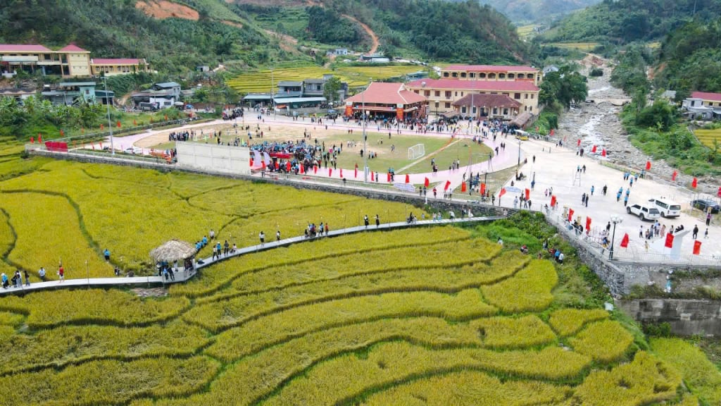 View of the main space where the festival is held.