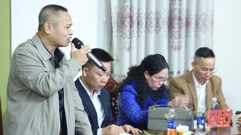 Visit and connect production and business at Sao Khue Trading Joint Stock Company