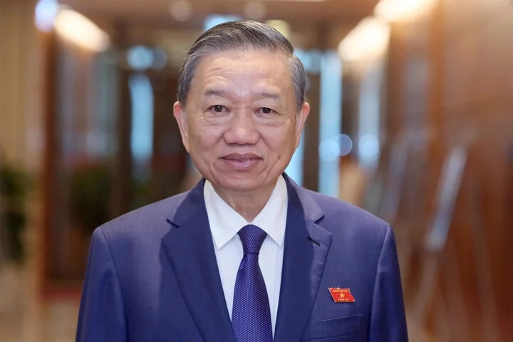 General To Lam was elected President.