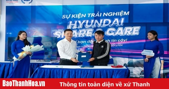 Hyundai Lam Kinh successfully organized the event "Hyundai Share & Care" in Thanh Hoa City