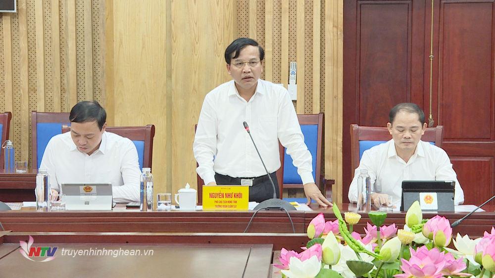 Le camarade Nguyen Nhu Khoi, vice-président du Conseil populaire provincial, a prononcé un discours de clôture lors de la réunion.