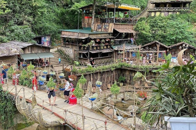 Eine Ecke des Dorfes Cat Cat. Foto: Lao Cai Tourism
