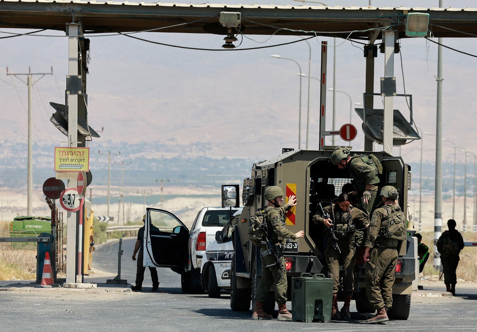 Shooting incident by Allenby Bridge Crossing in the Israeli-occupied West Bank