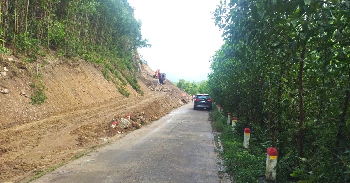 Night traffic restrictions for repairs on National Highway 14H through Nong Son