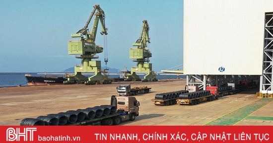 En 10 meses, el volumen de exportación de Ha Tinh alcanzó el 114% del plan.