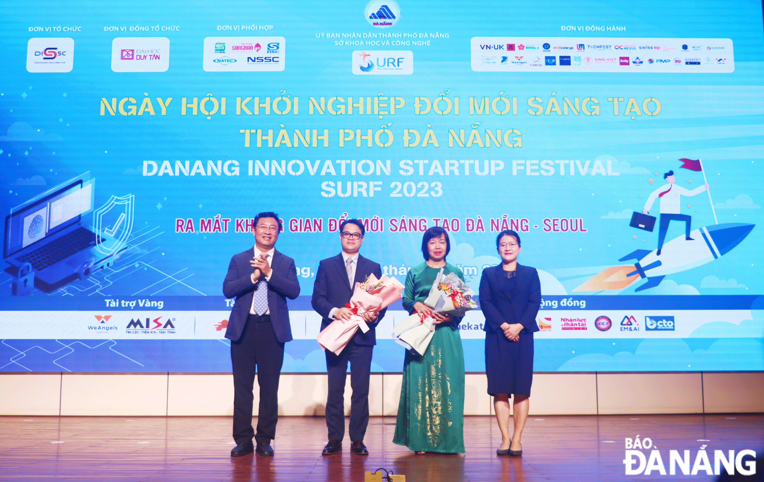 Eröffnung des Da Nang – Seoul Innovation Space im Rahmen des Da Nang City Innovation and Startup Festival 2023. Foto: VAN HOANG