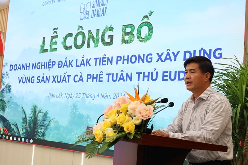 Dak Lak es la primera provincia de Vietnam que tiene un área de producción de café certificada de conformidad con las regulaciones EUDR.