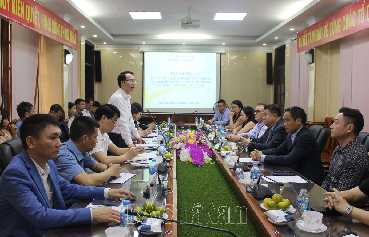 Sở Công thương làm việc với Tập đoàn Central Retail Việt Nam