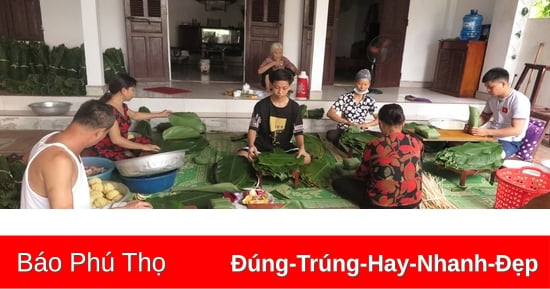 Nghề làm bánh chưng, bánh giầy trên quê hương Đất Tổ