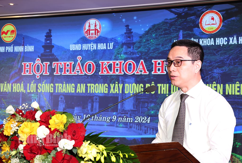 Taller científico Promoción del estilo de vida cultural de Trang An en la construcción de una ciudad patrimonial milenaria