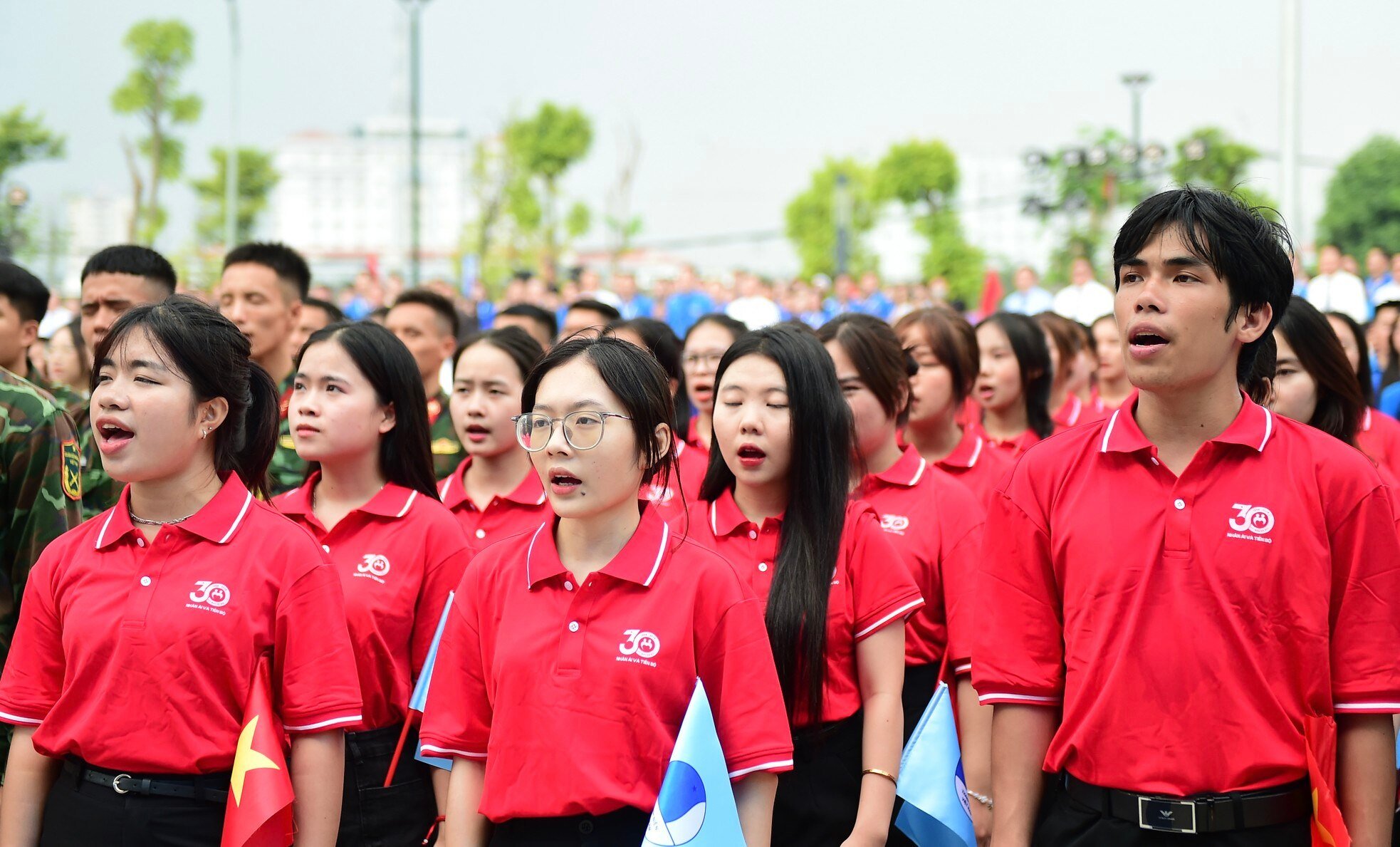 Mãn nhãn màn diễu hành biểu dương lực lượng thanh niên Thủ đô ảnh 18