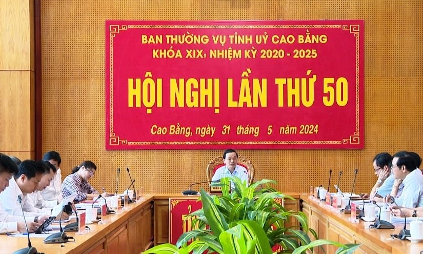 Hội nghị Ban Thường vụ Tỉnh ủy lần thứ 50