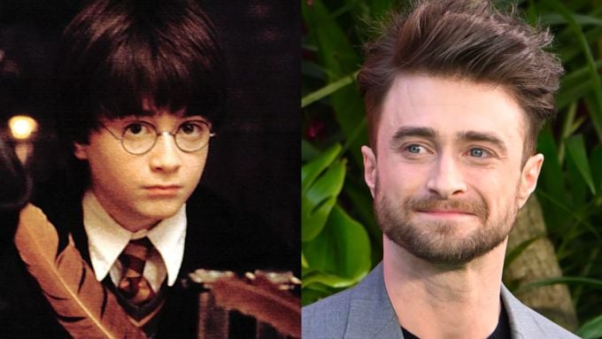 Damals und heute der Besetzung des „Harry Potter“-Films
