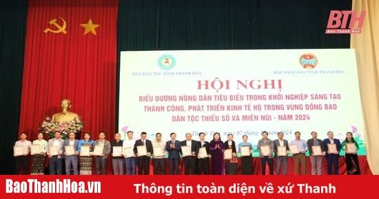 Biểu dương nông dân tiêu biểu vùng đồng bào dân tộc thiểu số và miền núi khởi nghiệp sáng tạo thành công