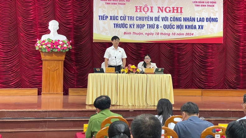 Bình Thuận: Nhiều cử tri quan tâm đến bảo hiểm thất nghiệp, tín dụng đen ảnh 5