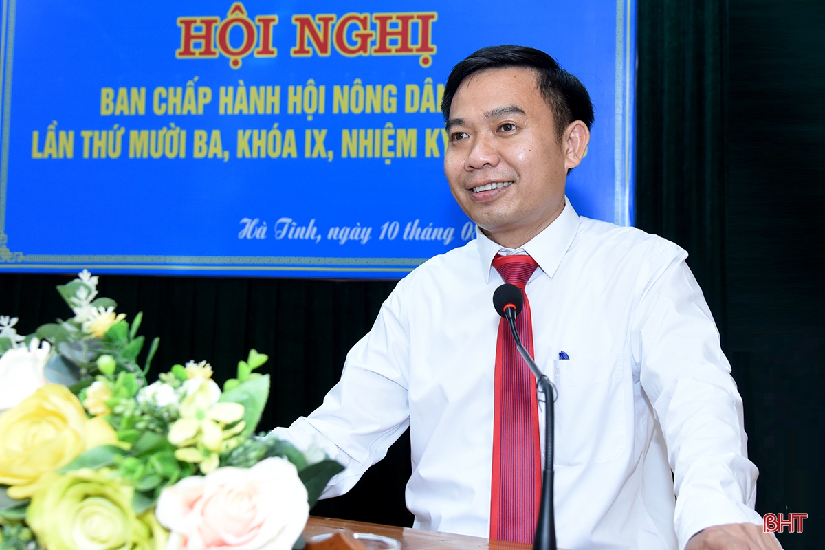 M. Tran Dinh Uoc a été élu vice-président de l'Association des agriculteurs de Ha Tinh.