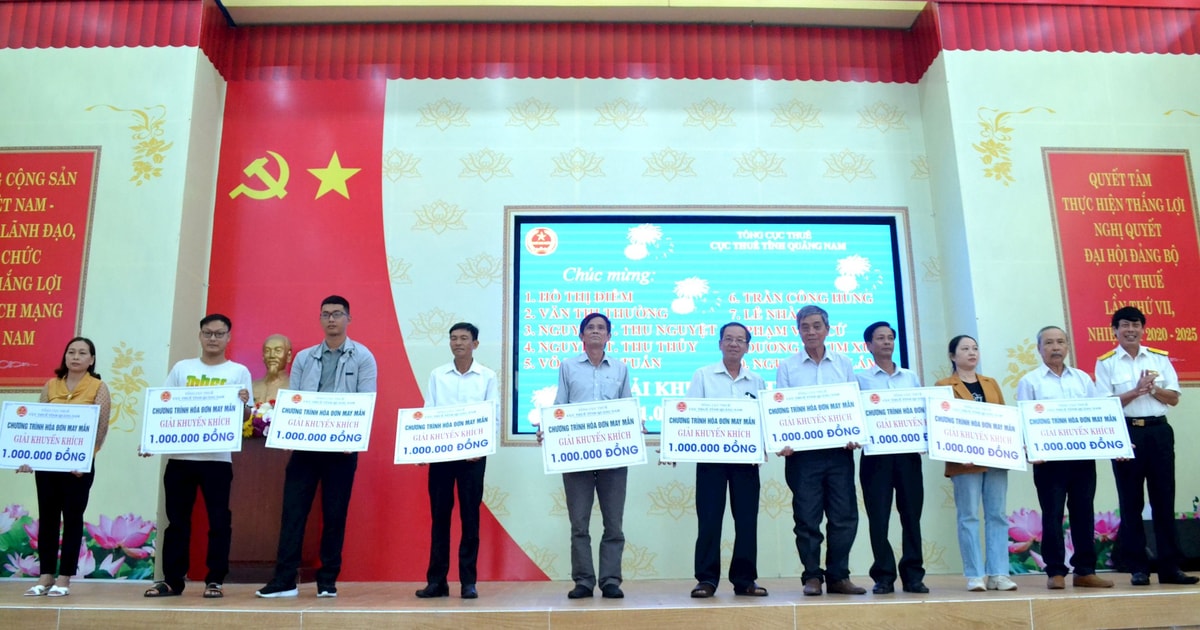 Quang Nam tax sector strictly manages electronic invoices