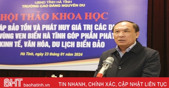 Clarificar el valor, preservar y promover el patrimonio cultural marino de Ha Tinh