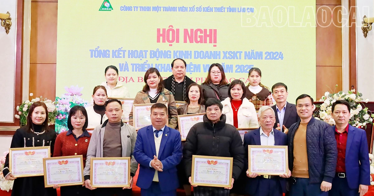 Lottery revenue in Lao Cai city in 2024 reached more than 61 billion VND