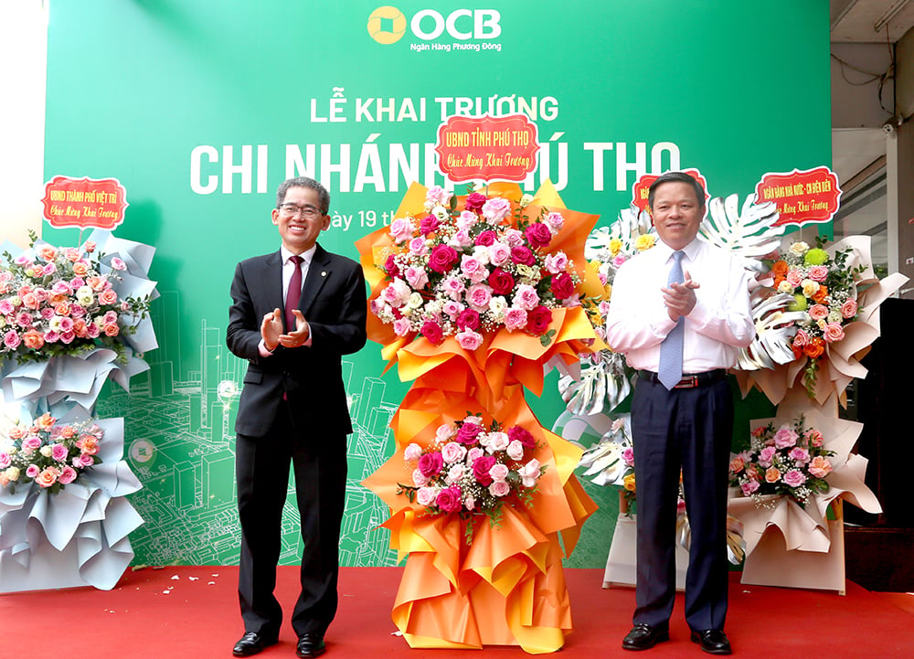 Ngân hàng OCB khai trương chi nhánh đầu tiên tại Phú Thọ