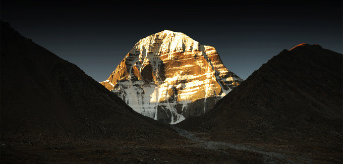 Sacred Mount Kailash seen from afar. Photo: Akshar tours