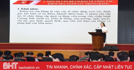 Đổi mới, nâng cao chất lượng, hiệu quả công tác kiểm tra, giám sát tại Đảng bộ Khối CCQ&DN tỉnh