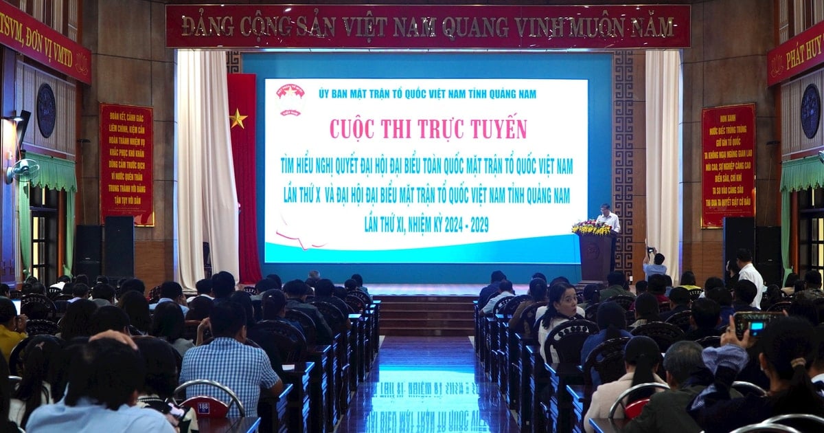 Thí sinh Cao Văn Tư (huyện Quế Sơn) đoạt giải Nhất tuần thi thứ ba