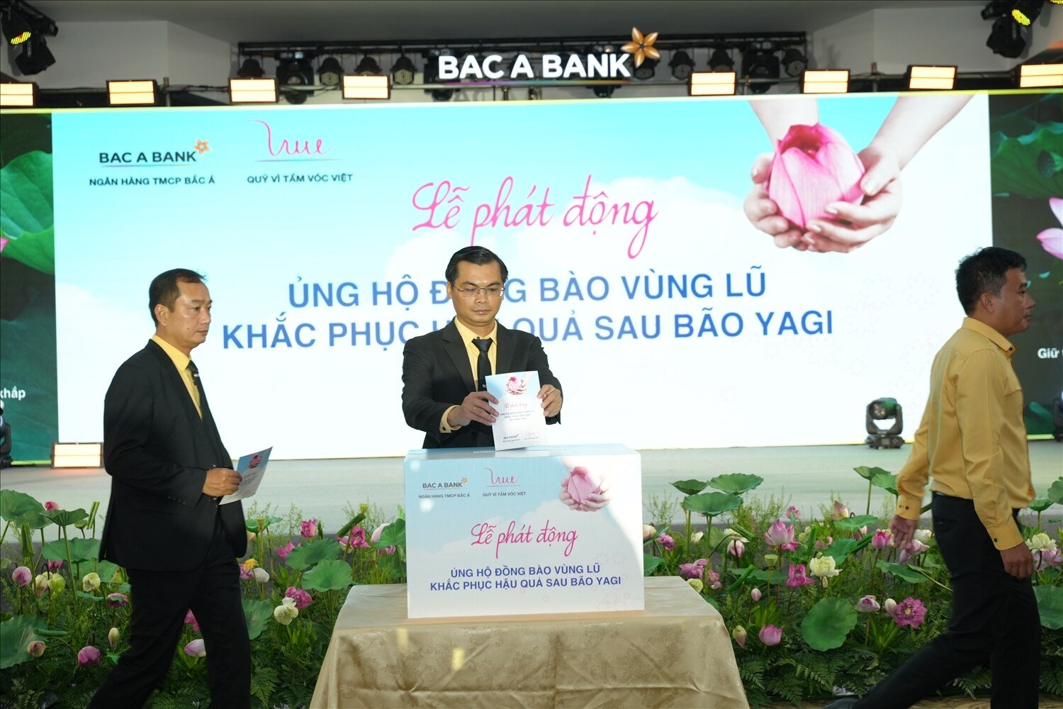 TIN cHị Hạ- BAC A BANK GIẢM LÃI VAY, ĐỒNG HÀNH CÙNG KHÁCH HÀNG CHỊU ẢNH HƯỞNG BỞI BÃO YAGI 1