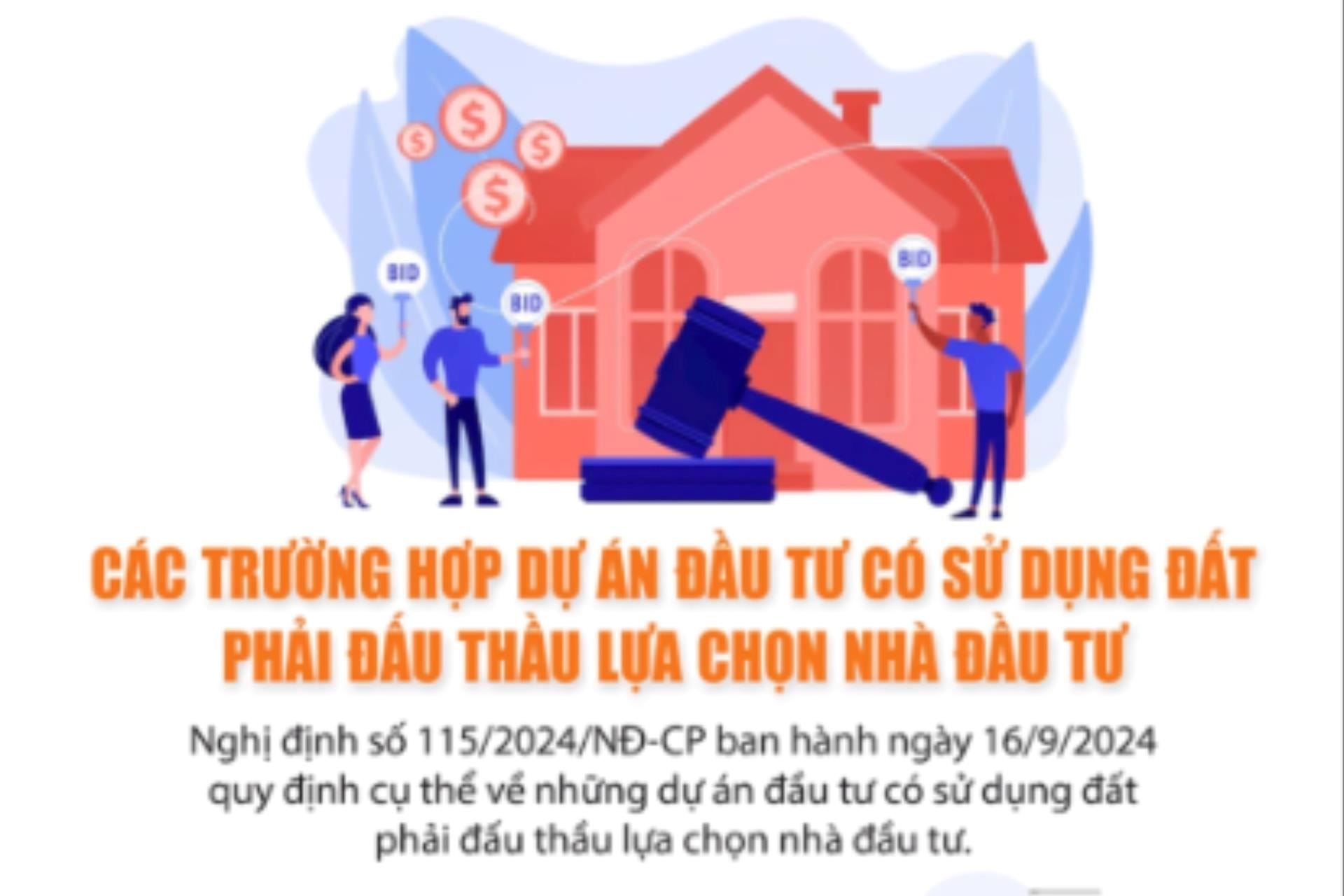 Những dự án nào phải đấu thầu lựa chọn nhà đầu tư?