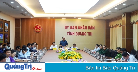 Quang Tri urgently deploys solutions to respond to storm No. 6